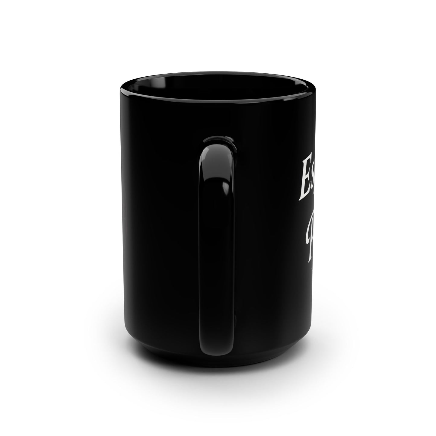 “Esprresso Me Please” Black Mug, 15oz