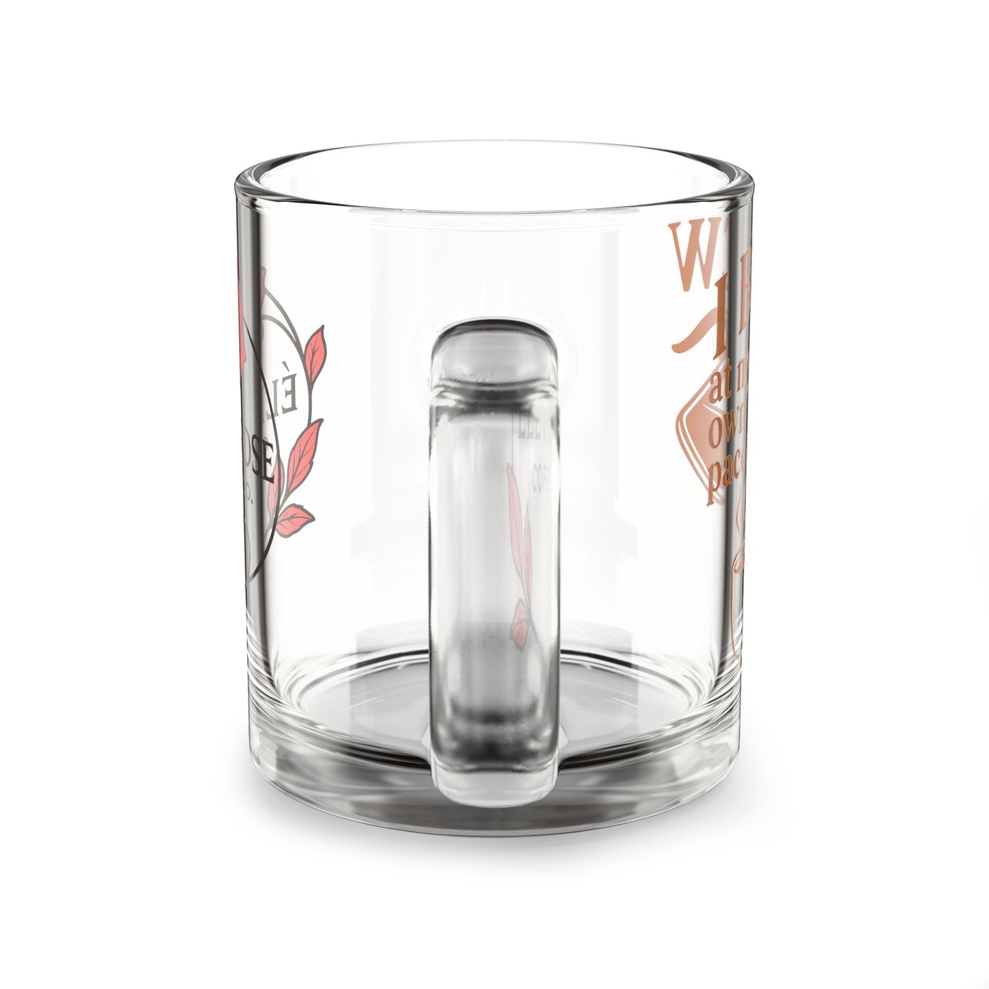 I Brew…Glass Mug, 10oz